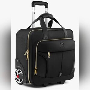Rolling Laptop Bag Briefcase for Men Women Priced To Sell